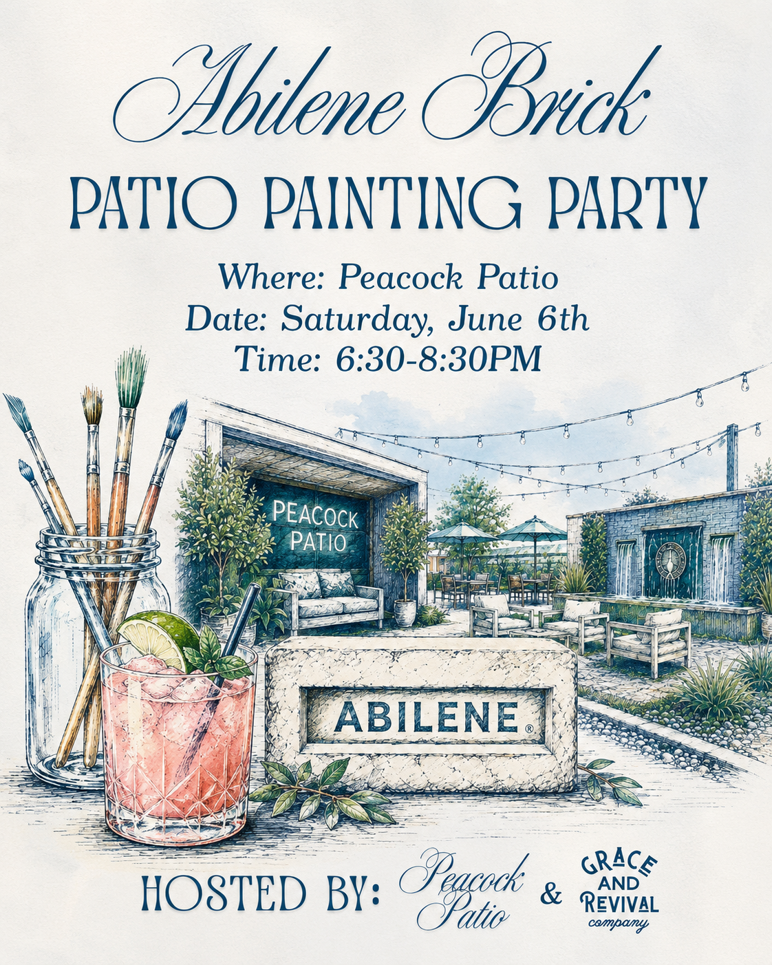 Peacock Patio Party!